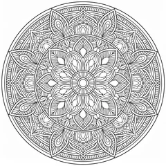 Gordijnen mandala © Frantisek