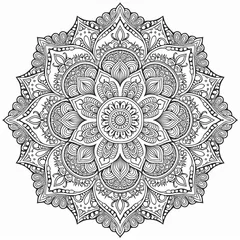 Gordijnen mandala © Frantisek