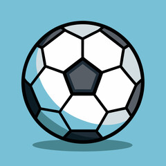 soccer ball isolated on white