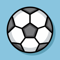 Fototapeta premium soccer ball vector illustration