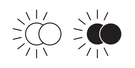 Eclipse icons vectors graphic designs