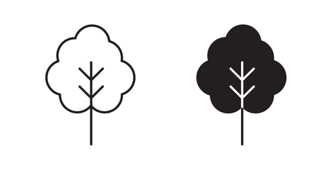 Tree free icons vectors graphic designs