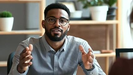 1_Team brainstorming session with leader guiding discussion