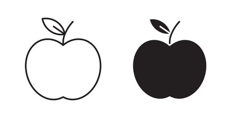 Apple icons vectors graphic designs