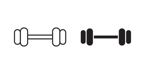 Gym icons vectors graphic designs
