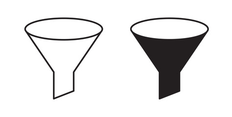 Filter icons vectors graphic designs