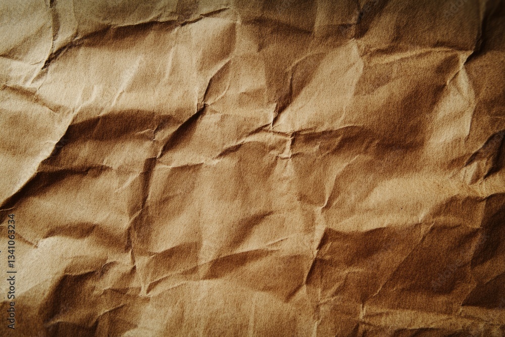 Poster a background featuring the rich texture of brown paper, adding depth and warmth.