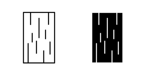 Wood board icons vectors graphic designs