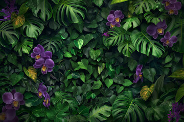 purple flowers background
