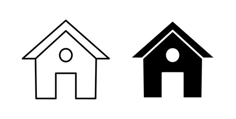 House icons vectors graphic designs