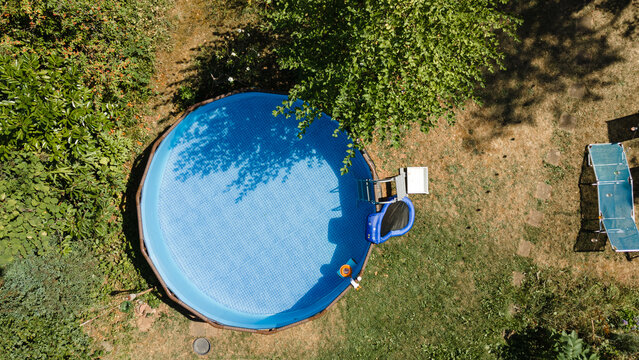 Aufstellpool von oben