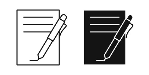 Form icons in black fill and line style