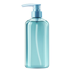 A hand sanitizer bottle with a pump dispenser PNG