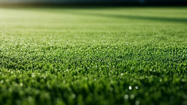 bright green grass texture, smooth football turf, seamless background, sports field feel, fresh outdoor look, even lighting, rich tones