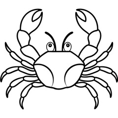 Crab Silhouette Art