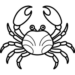 Crab Silhouette Art