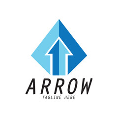 Arrow logo design icon illustration grapich
