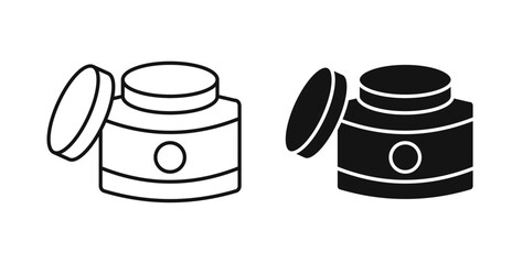 Cream icons for apps and website UI designs