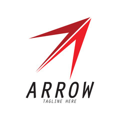 Arrow logo design icon illustration grapich