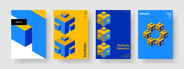 Geometric Brochure Layout. Abstract Report Template. Isolated Book Cover Design. Background. Poster. Flyer. Business Presentation. Banner. Advertising. Handbill. Leaflet. Magazine. Pamphlet