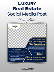 Creative real estate social media post