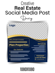 New and creative real estate social media advertisement