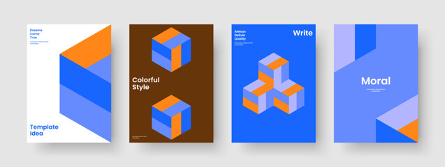 Obraz premium Geometric Poster Design. Modern Banner Layout. Abstract Report Template. Flyer. Business Presentation. Brochure. Background. Book Cover. Pamphlet. Brand Identity. Magazine. Notebook. Advertising