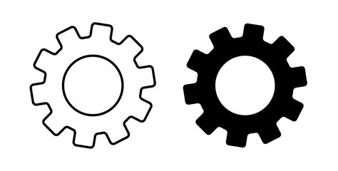 Settings icons set for website design