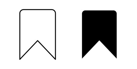 Bookmark icons set for website design