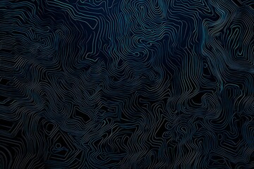 Fototapeta premium Abstract close-up of a glowing blue digital circuit board, showcasing intricate connections and technological design on a black background. 