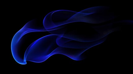 Abstract Blue Digital Wave Art Design: A Stunning Visual Representation of Technology