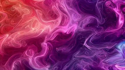 Abstract pattern of colorful swirls, vibrant purple and pink gradients, digital art, futuristic design, light trails flowing in dynamic waves. - Powered by Adobe