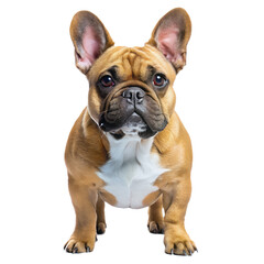 french bulldog isolated on transparent  