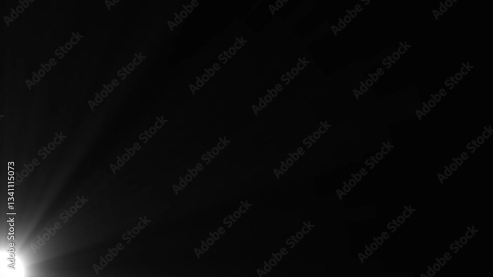 Poster flash light transition animation featuring flashing light particles and flashes of light high-qualit