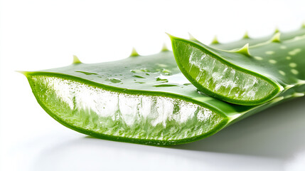 Natural Skincare Ingredient Aloe Vera Close-Up