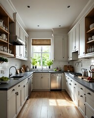 Fototapeta premium modern kitchen interior