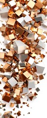 Abstract Metallic Explosion