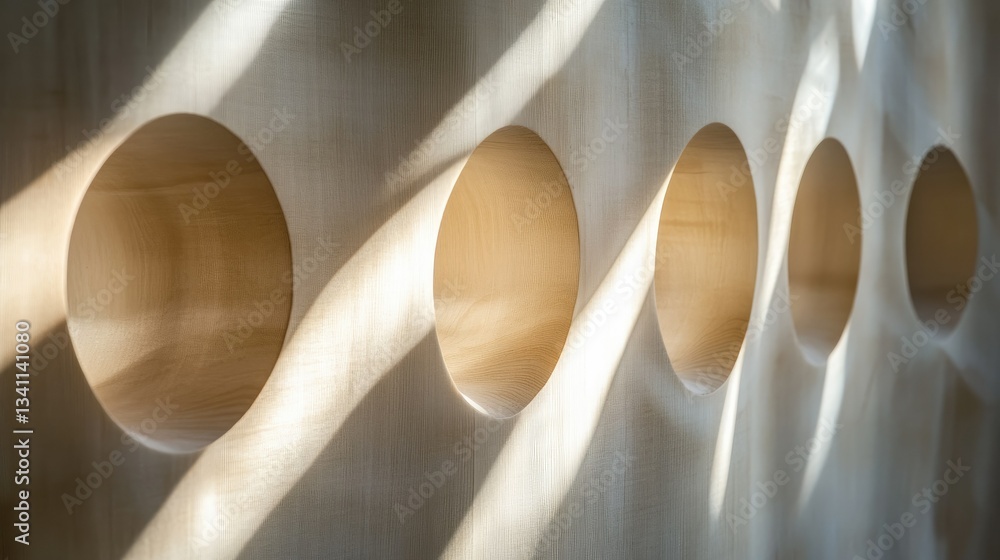 Aufkleber artistic close-up of light refractions through a glass, creating mesmerizing patterns