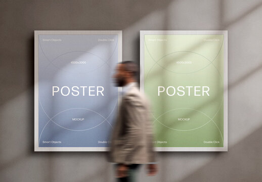 Gallery Framed Posters Mockups