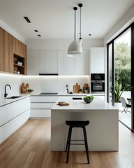 modern kitchen interior