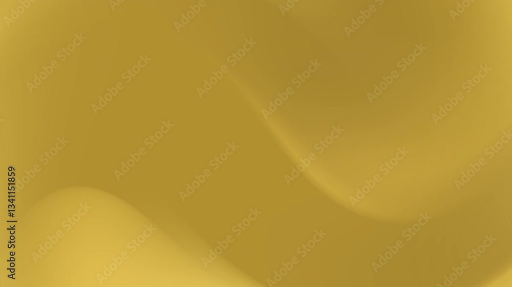 Poster smooth wavy golden gradient background animation