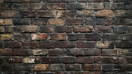 Obraz premium Old brick wall, textured surface. Generative AI