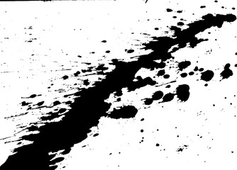 black ink splat