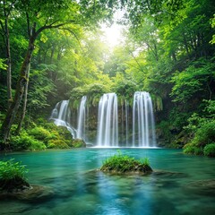 waterfall in the forest