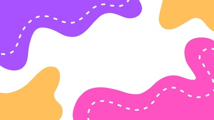 Minimalist background of pastel colourful wave aesthetics