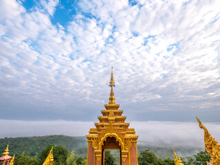 Golden Gate to the Sky - Wat Phra That Doi Phra Chan