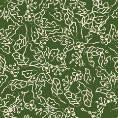Abstract flower blooming design. Pattern with floral seamless. Grunge textured abstract art vector with flower and plants in watercolor style. 