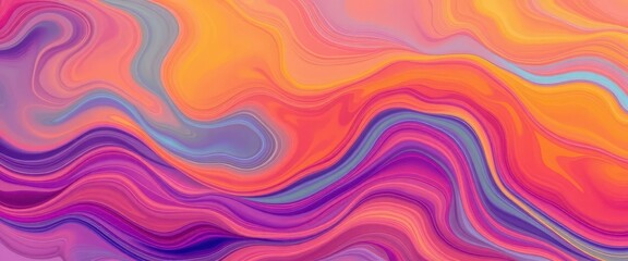 Abstract vibrant wave patterns, fluid gradients, dynamic ocean-like textures, design element, texture