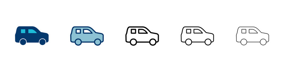 Car icon vector isolated on white background. Car icon vector.