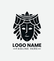 Theatre Logo illustration, Drama Theatre Logo